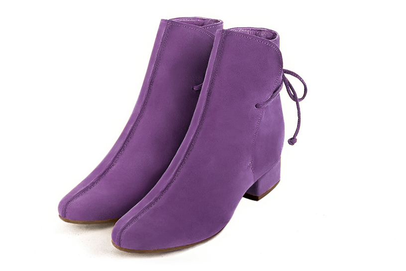 Amethyst purple dress booties for women - Florence KOOIJMAN